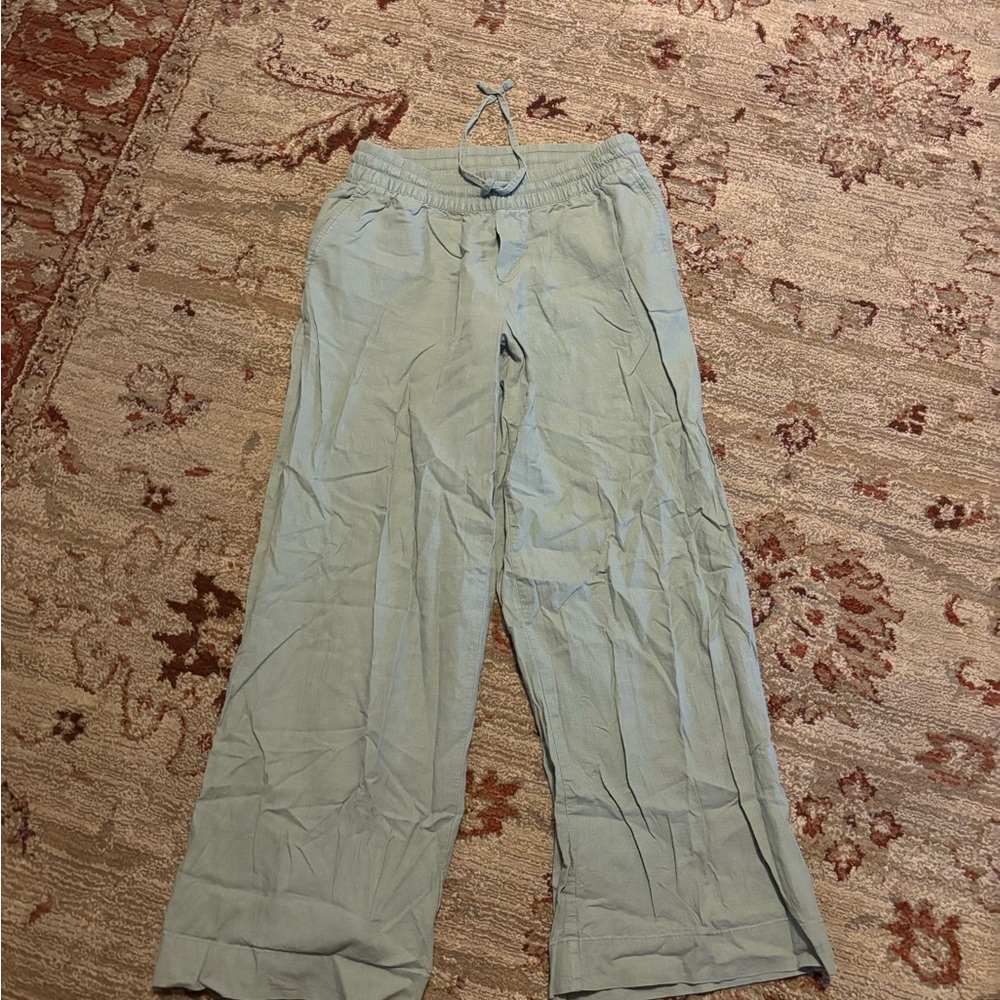 a new day Light Sage Drawstring Lounge Joggers